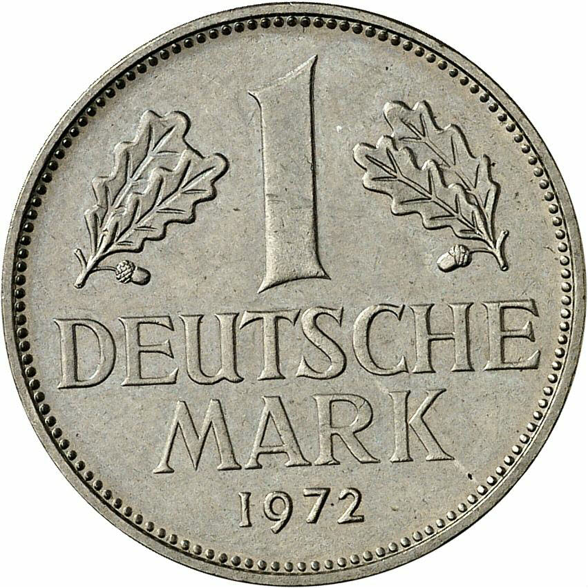 DE 1 Deutsche Mark 1972 J