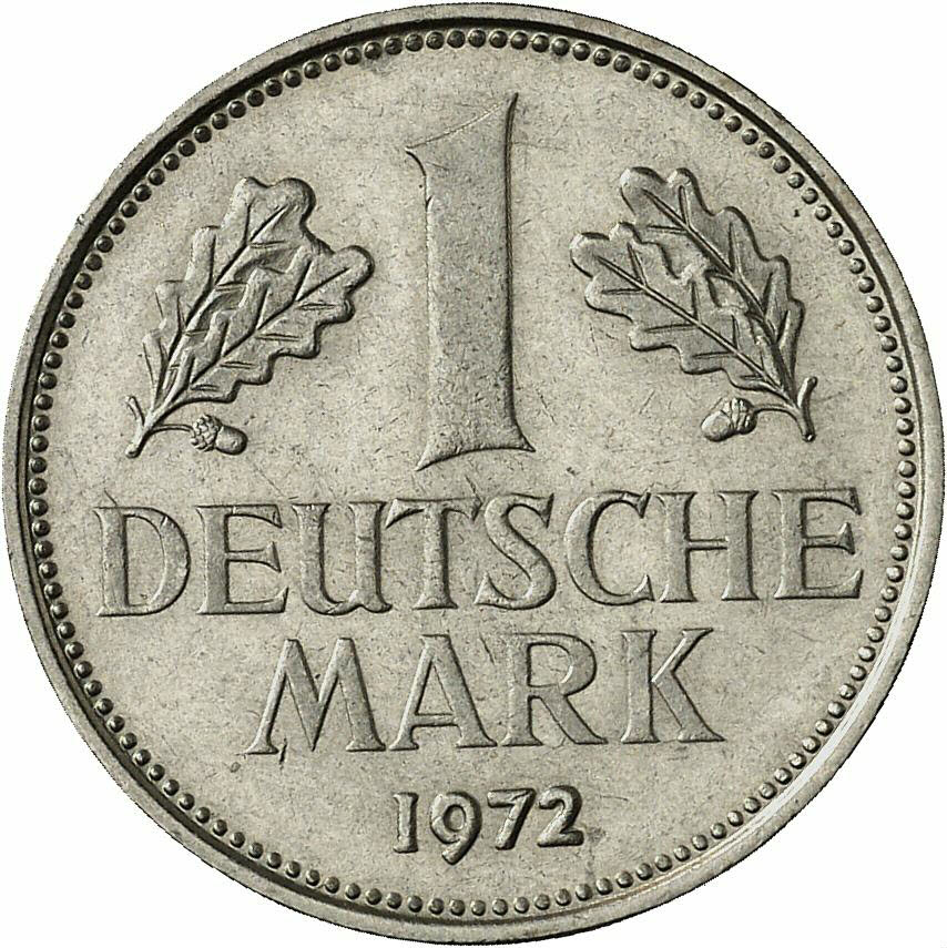DE 1 Deutsche Mark 1972 G