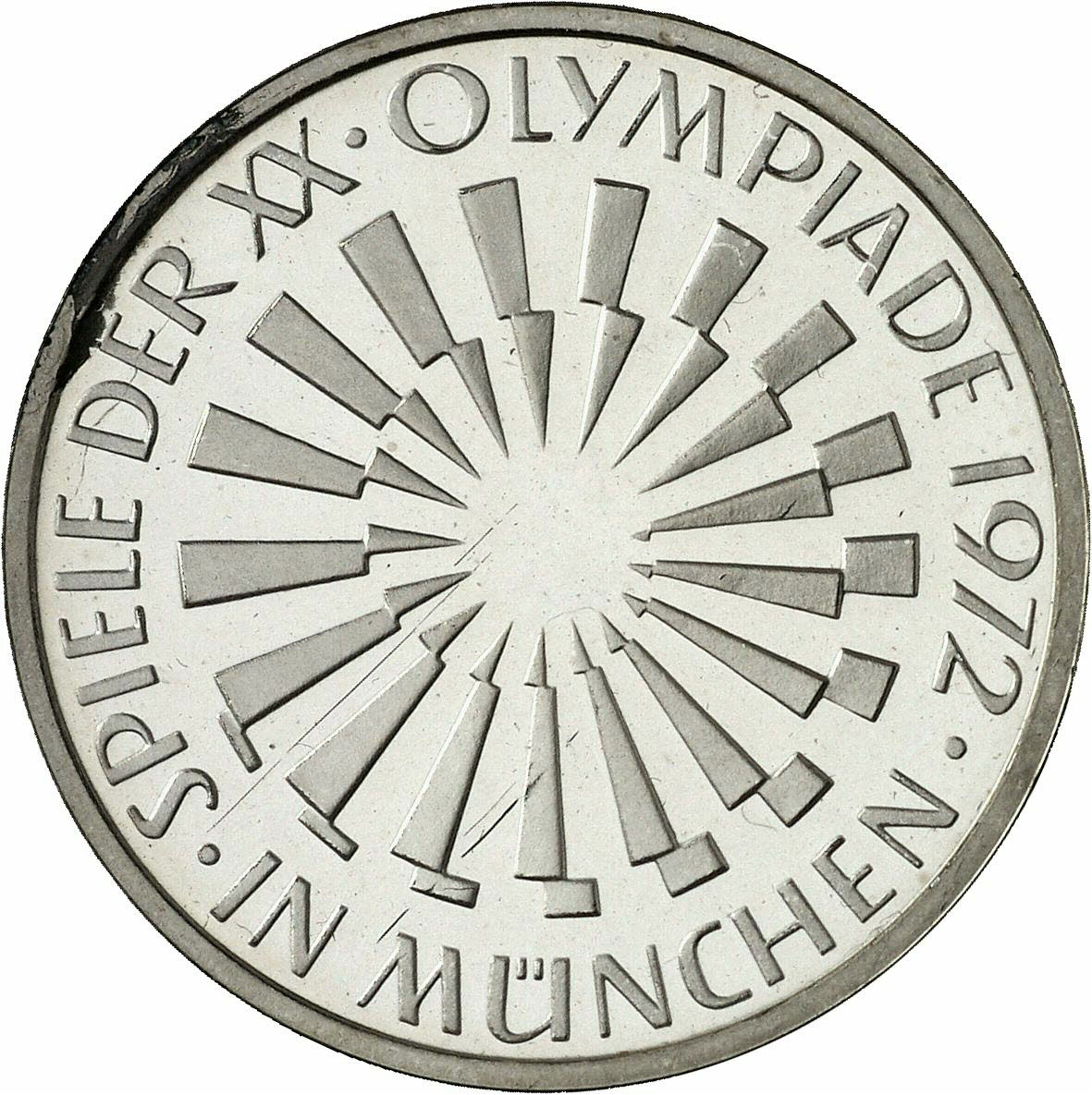 10 Deutsche Mark Olympische Sommerspiele 1972 In München 1972 Cosmos Of Collectibles