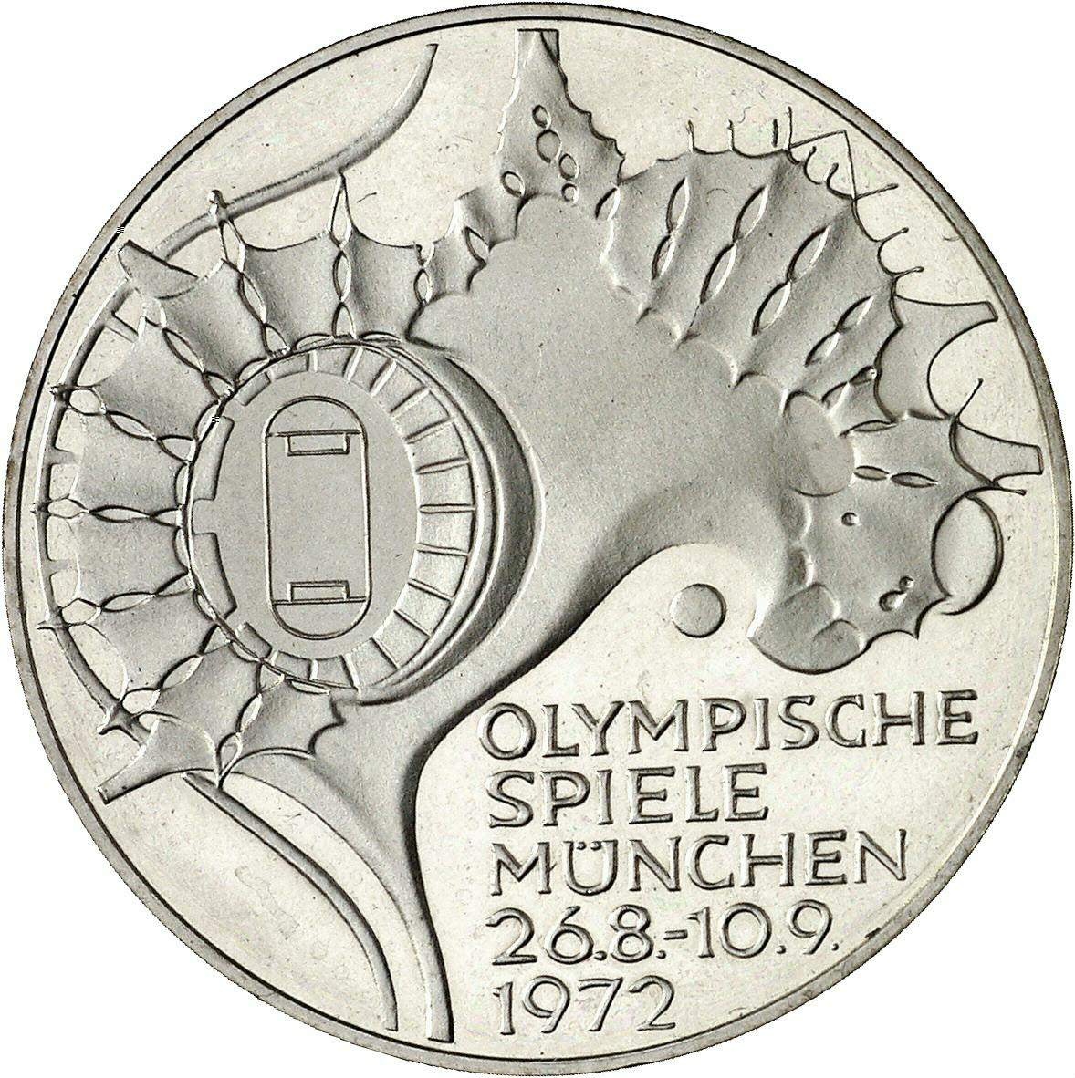 DE 10 Deutsche Mark 1972 J