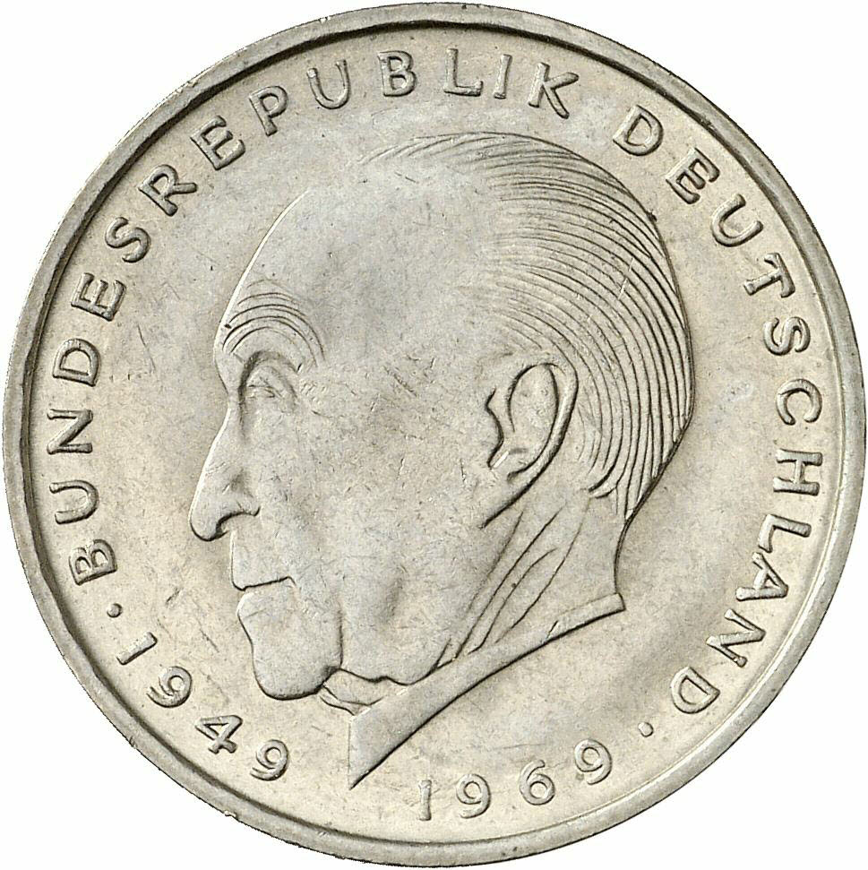 DE 2 Deutsche Mark 1975 D