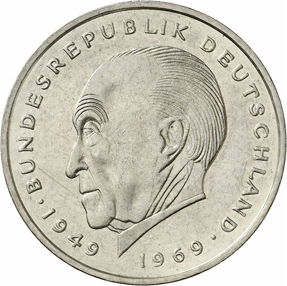 DE 2 Deutsche Mark 1975 J