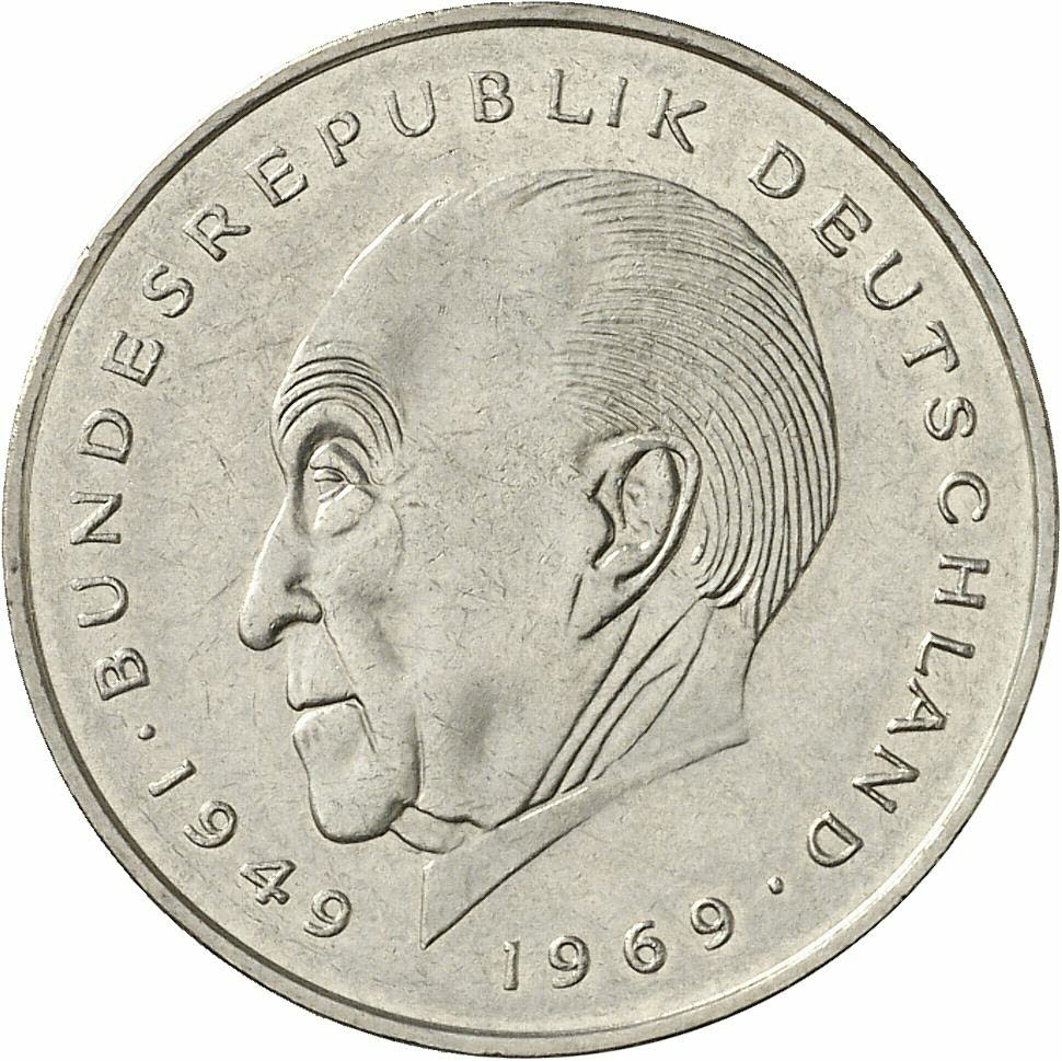 DE 2 Deutsche Mark 1977 J