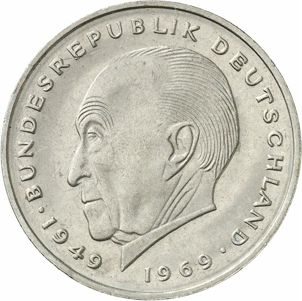 DE 2 Deutsche Mark 1971 F