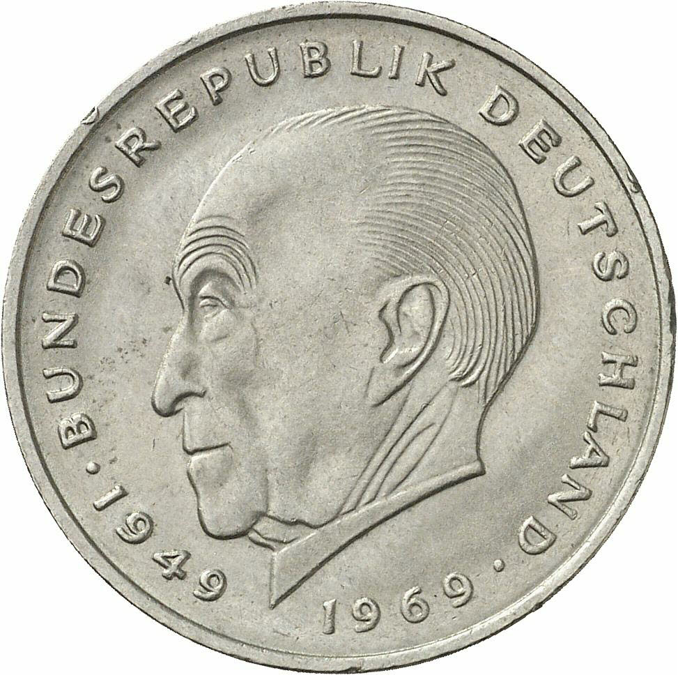 DE 2 Deutsche Mark 1972 F