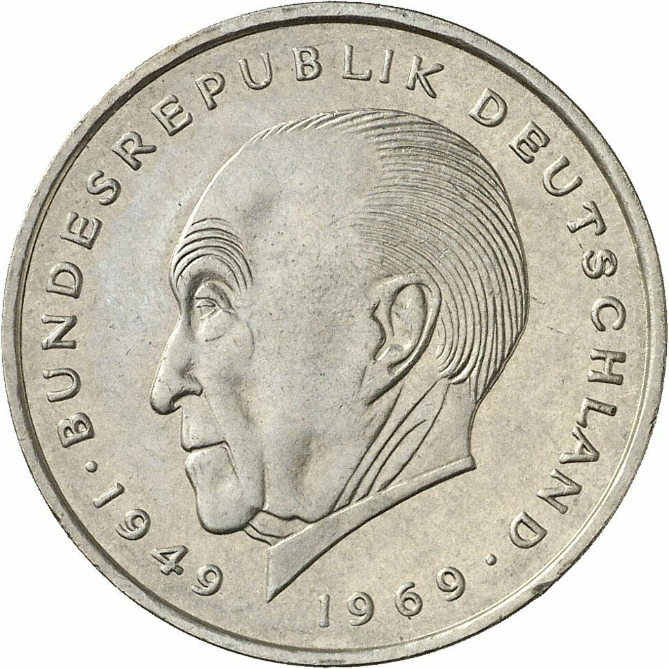 DE 2 Deutsche Mark 1972 J