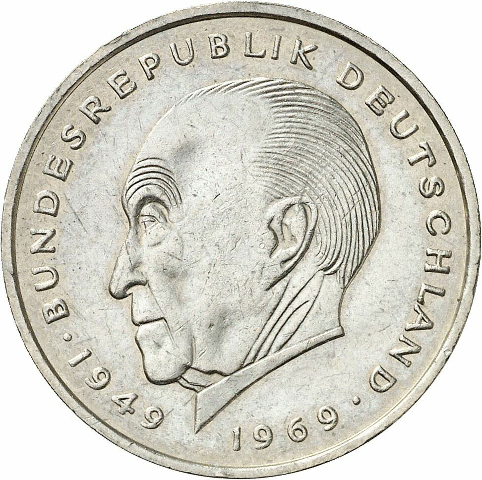 DE 2 Deutsche Mark 1974 J