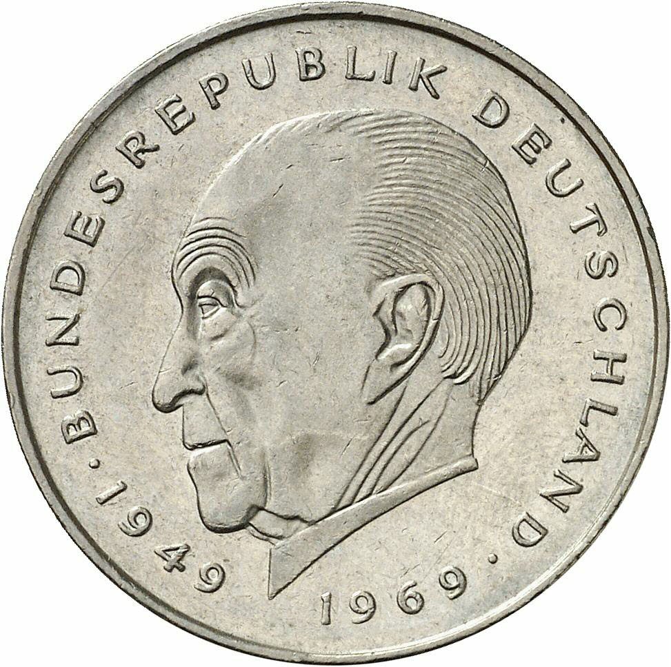 DE 2 Deutsche Mark 1985 F