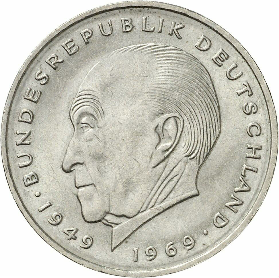 DE 2 Deutsche Mark 1974 F