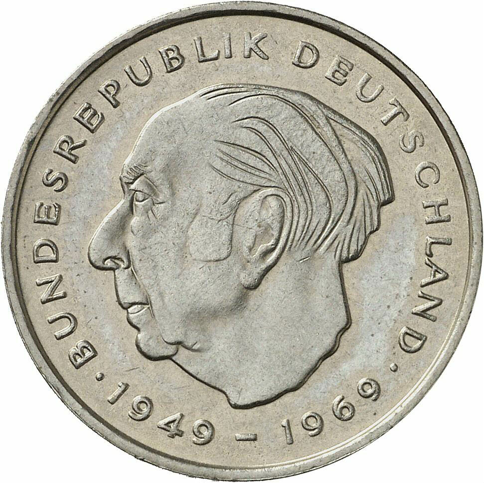 DE 2 Deutsche Mark 1974 G