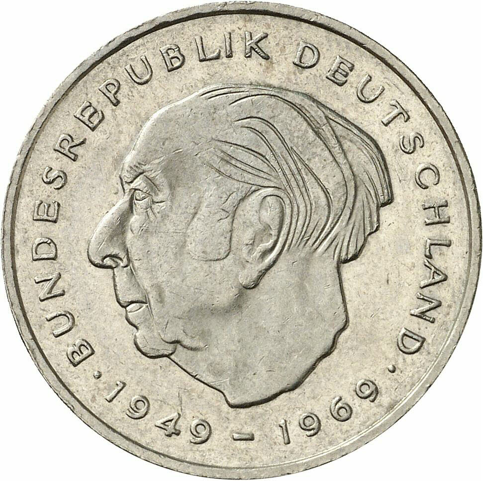 DE 2 Deutsche Mark 1976 J