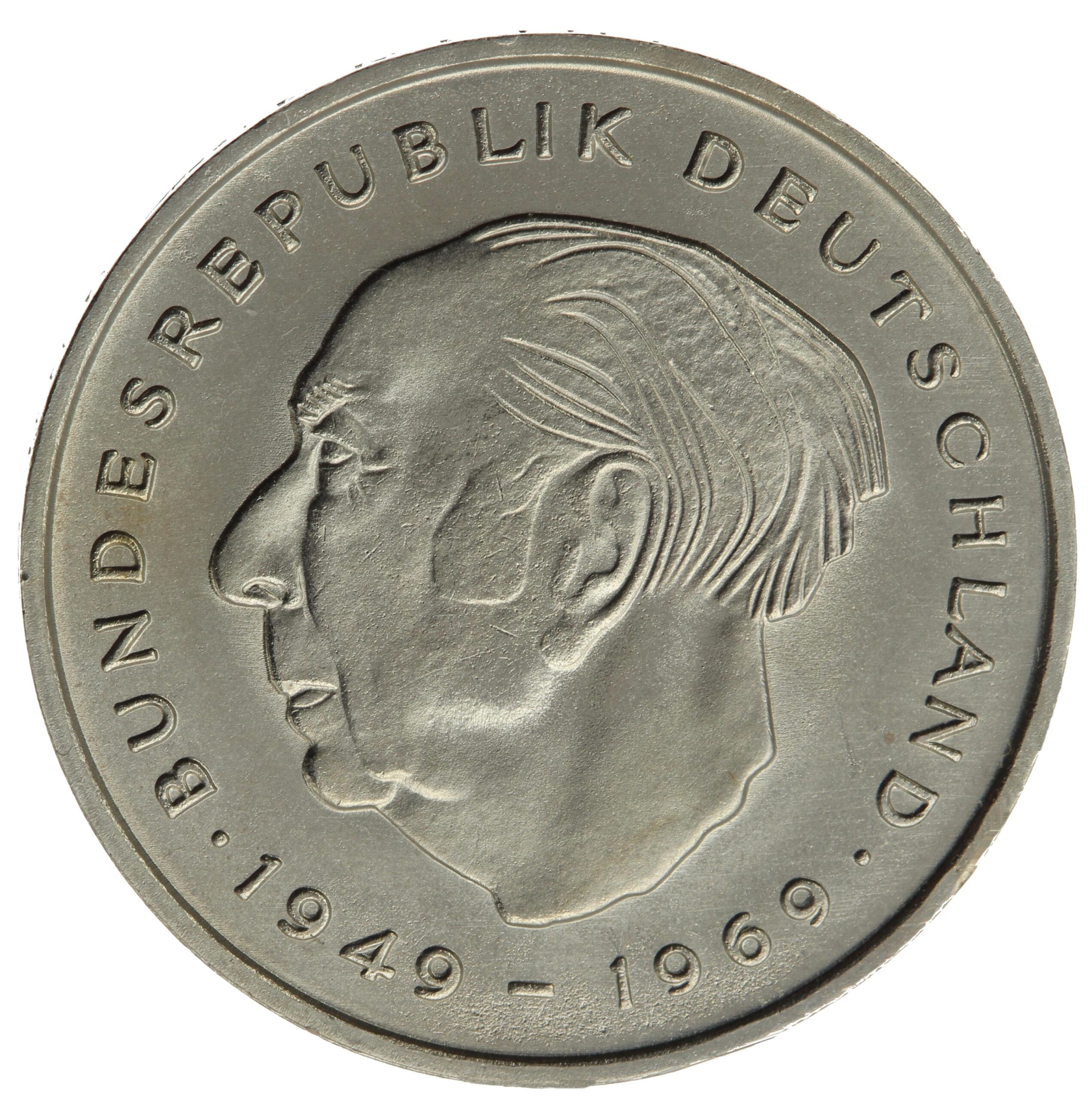 DE 2 Deutsche Mark 1970 G