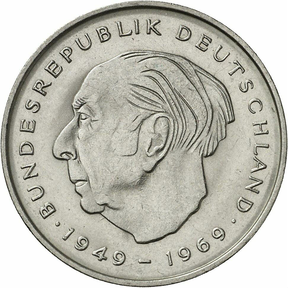 DE 2 Deutsche Mark 1972 F
