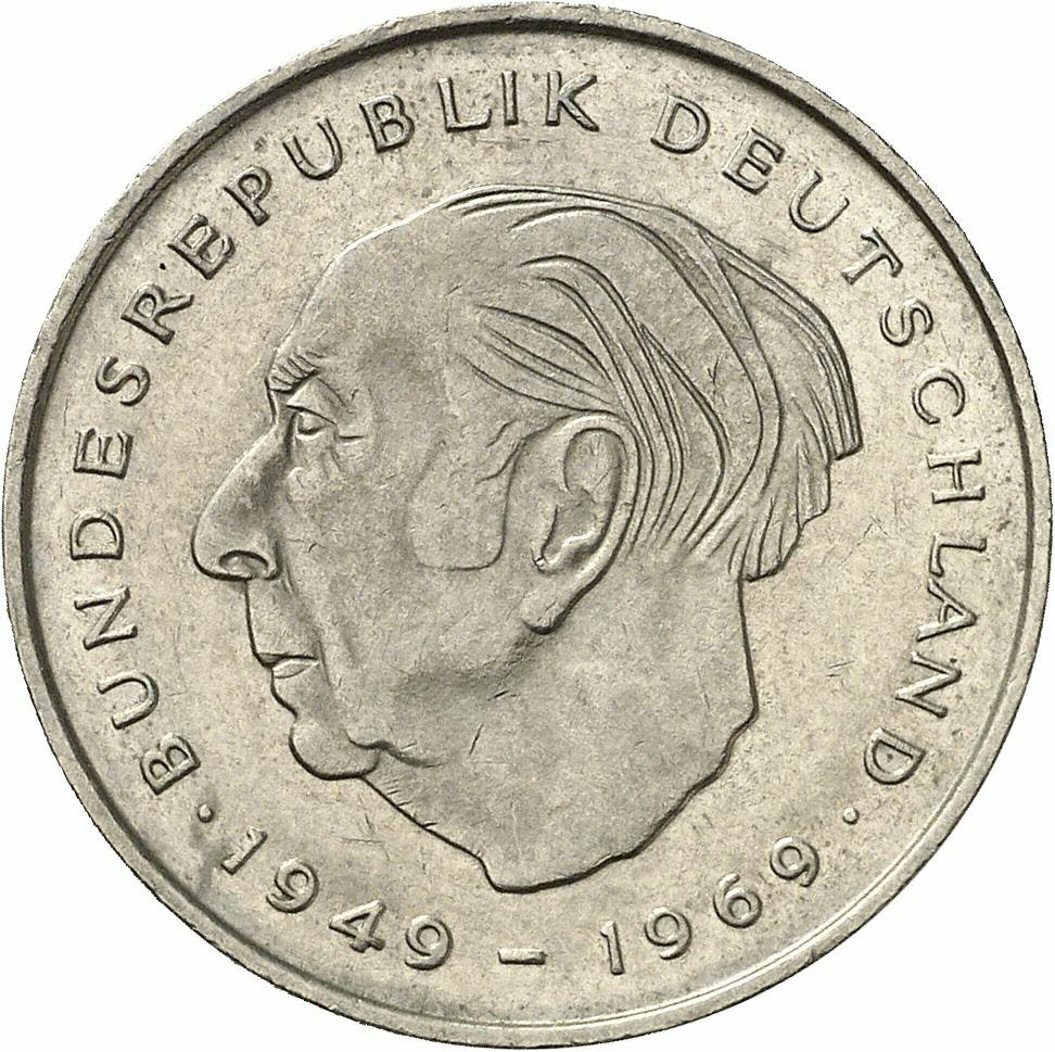 DE 2 Deutsche Mark 1975 F