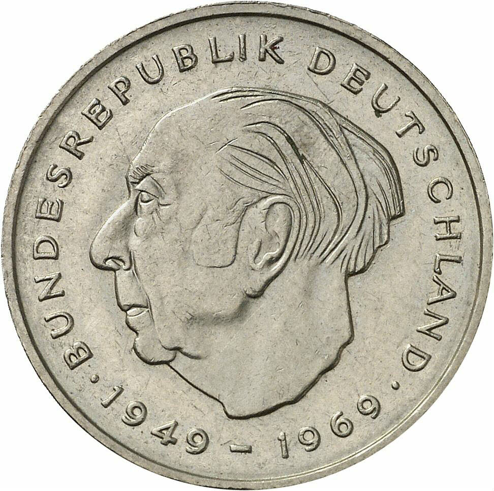 DE 2 Deutsche Mark 1976 D