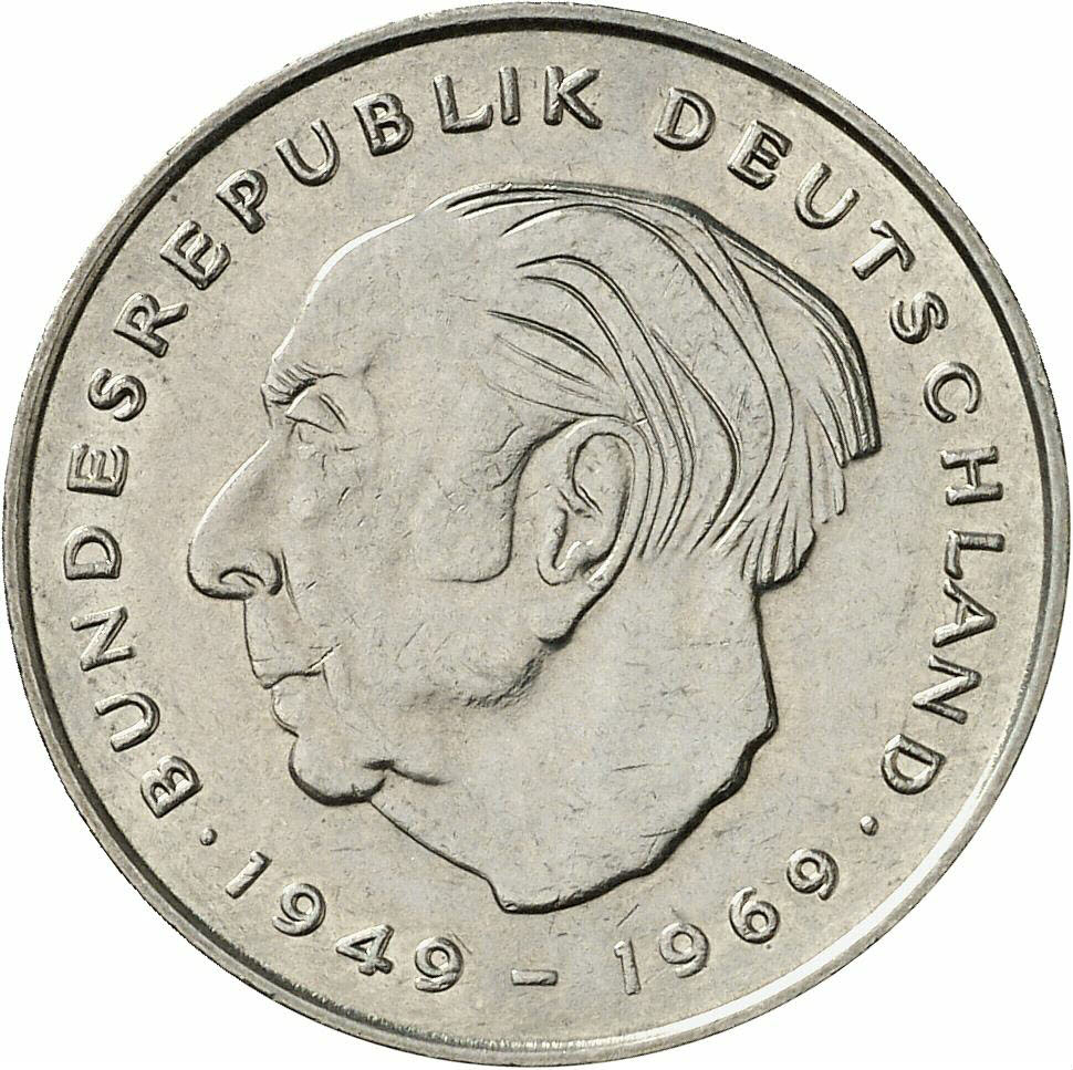 DE 2 Deutsche Mark 1977 D