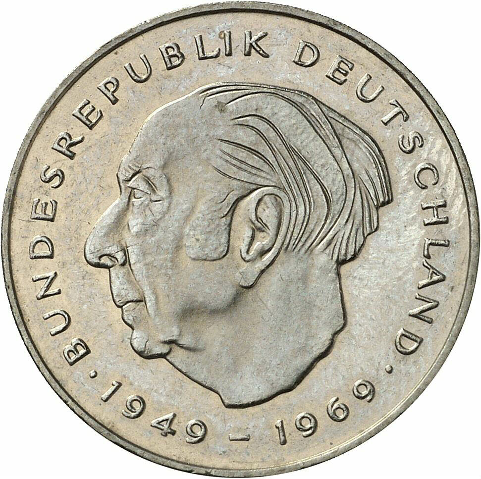 DE 2 Deutsche Mark 1984 F