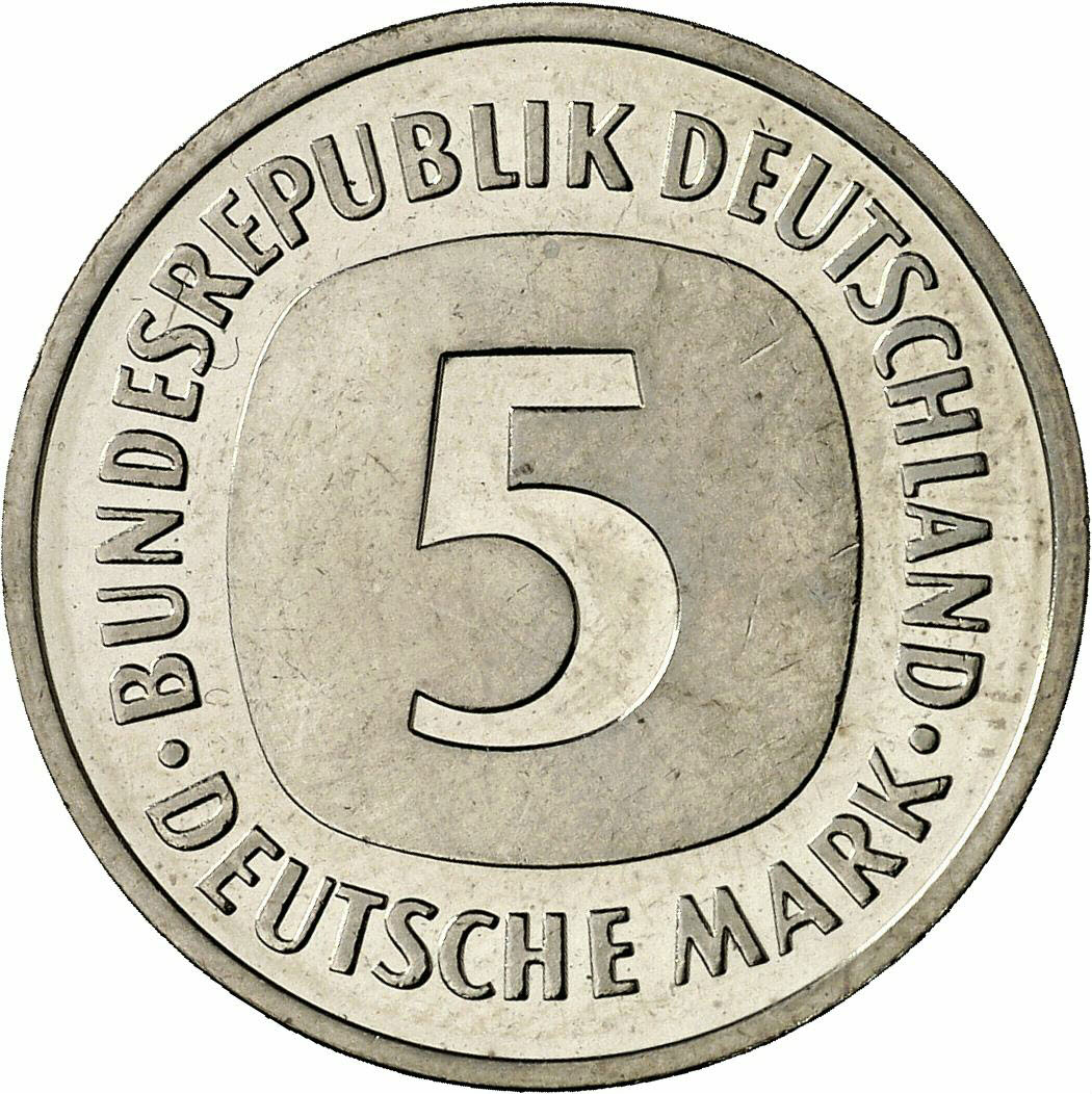 DE 5 Deutsche Mark 1995 D