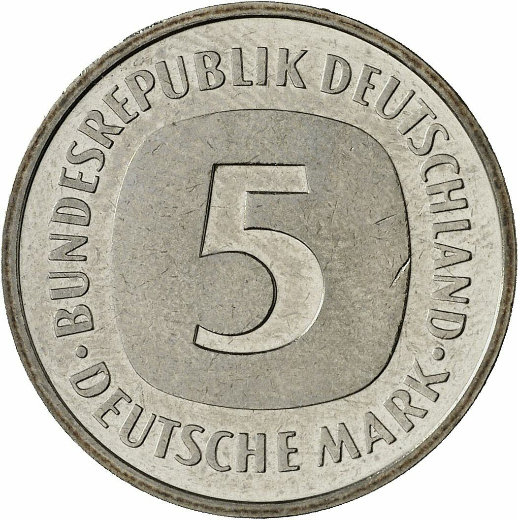 DE 5 Deutsche Mark 1996 A