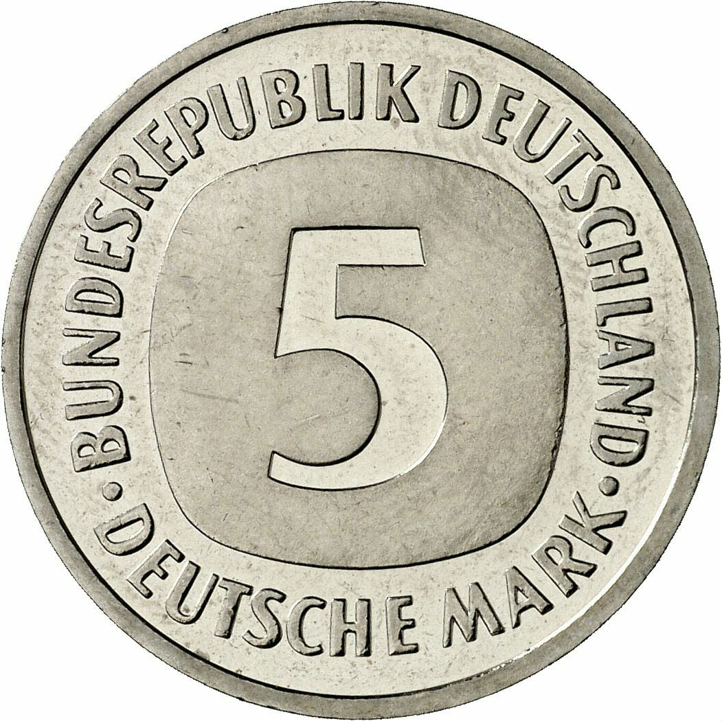 DE 5 Deutsche Mark 1996 D