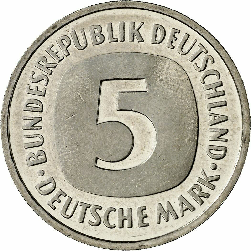 DE 5 Deutsche Mark 1996 F
