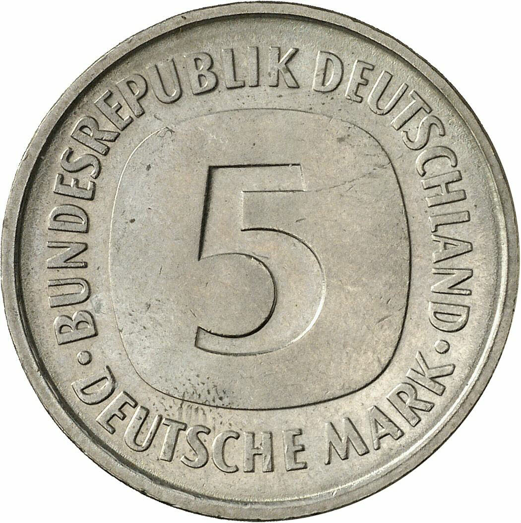 DE 5 Deutsche Mark 1981 D