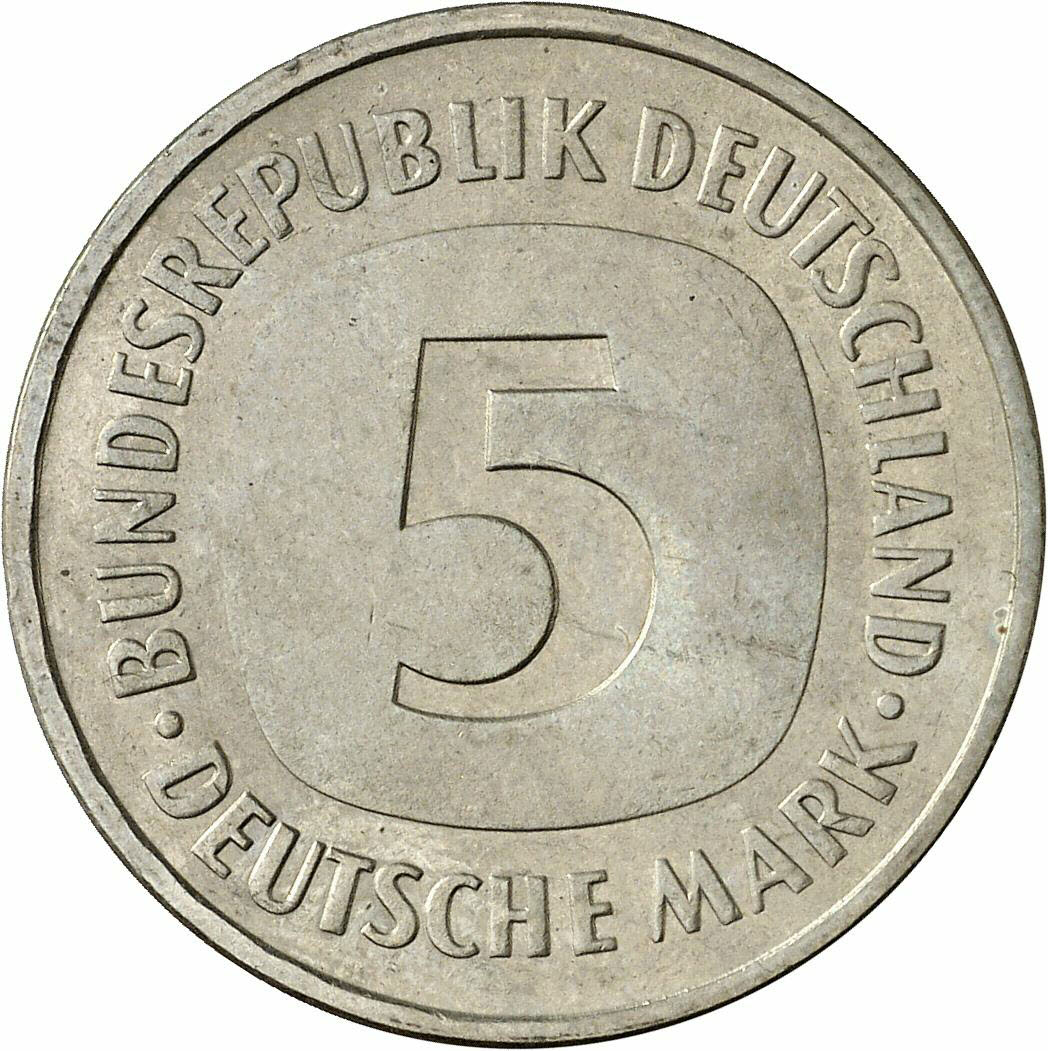 DE 5 Deutsche Mark 1981 J