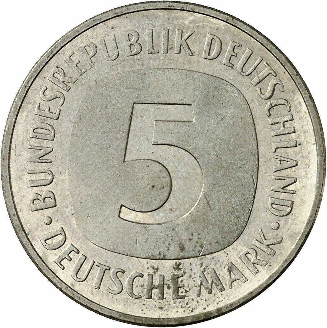 DE 5 Deutsche Mark 2000 J