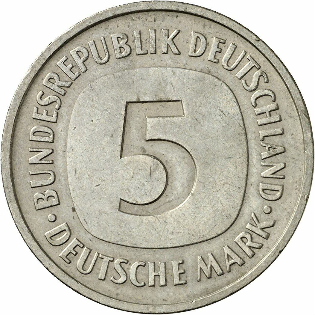 DE 5 Deutsche Mark 1979 F