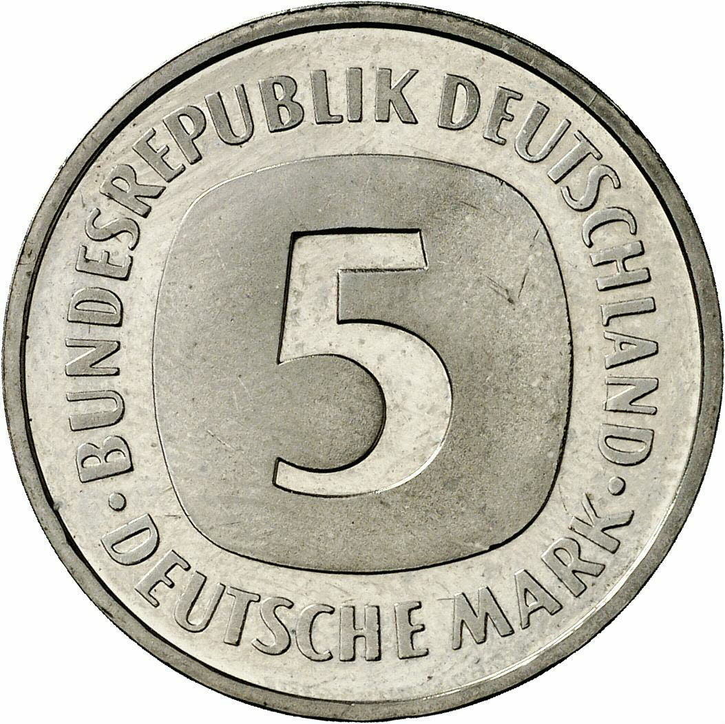 DE 5 Deutsche Mark 1997 A