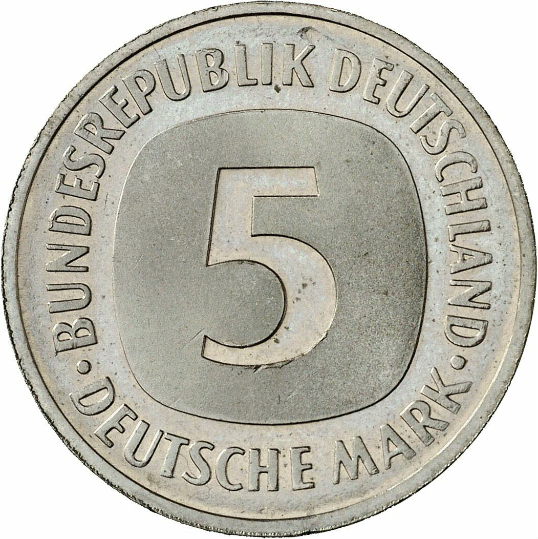 DE 5 Deutsche Mark 1991 G