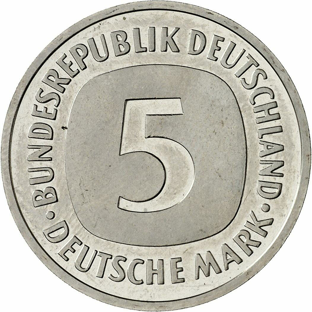 DE 5 Deutsche Mark 1997 D
