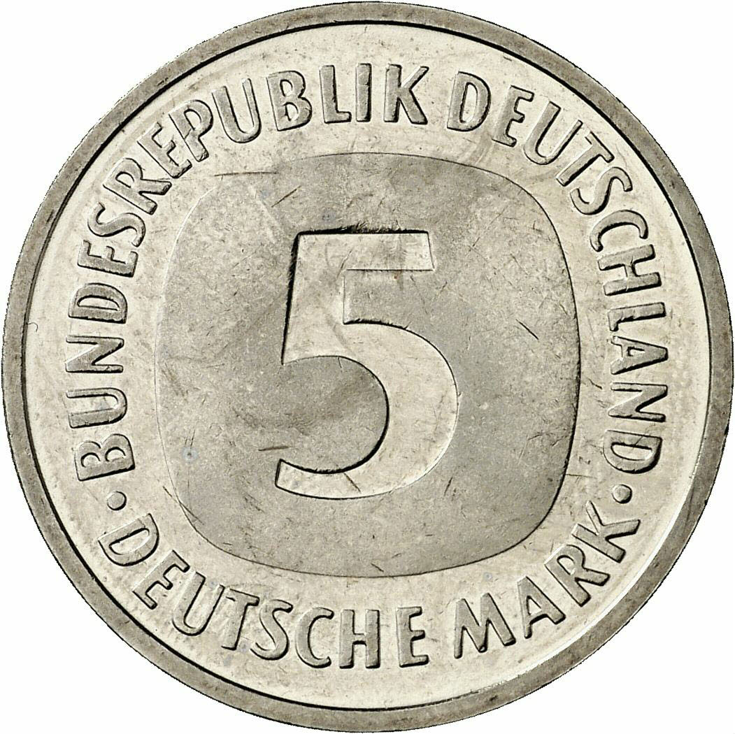 DE 5 Deutsche Mark 1997 F
