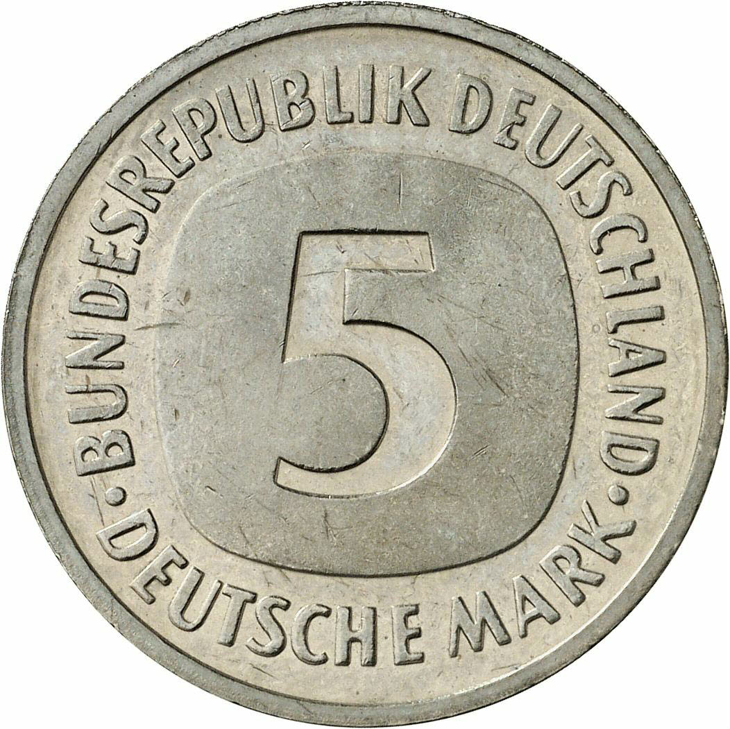 DE 5 Deutsche Mark 1994 J