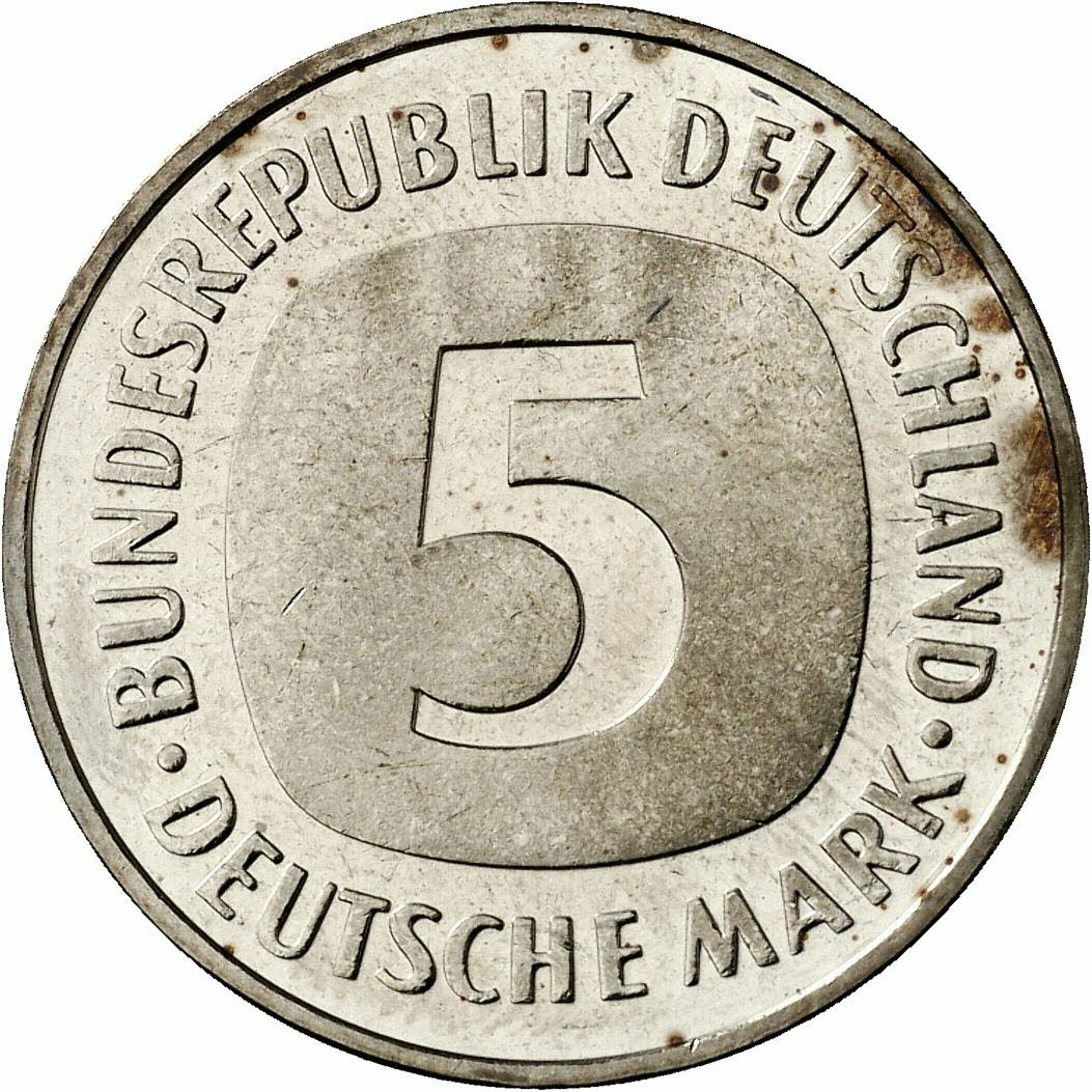 DE 5 Deutsche Mark 1992 A