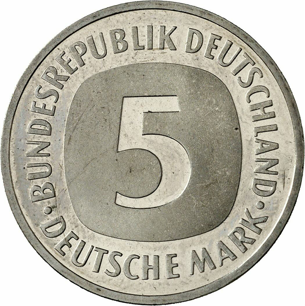 DE 5 Deutsche Mark 1992 G
