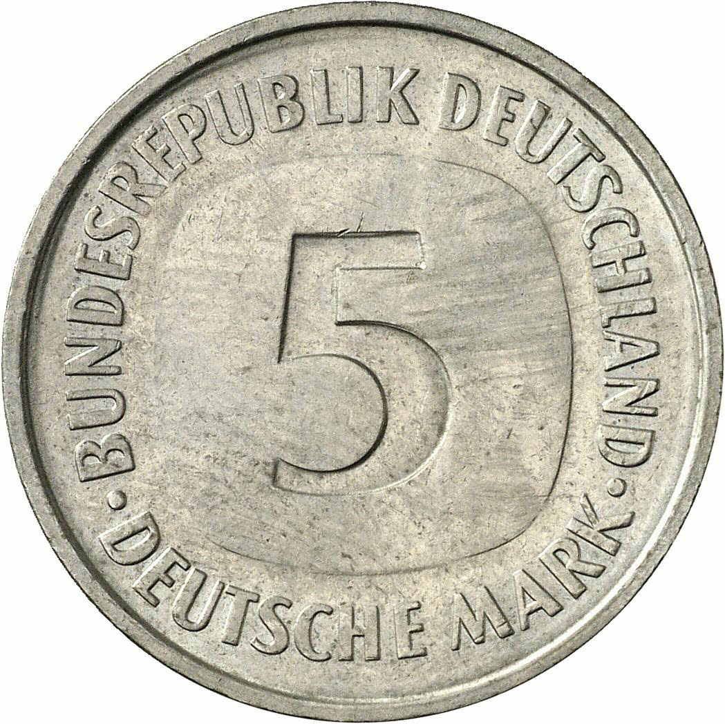 DE 5 Deutsche Mark 1976 D