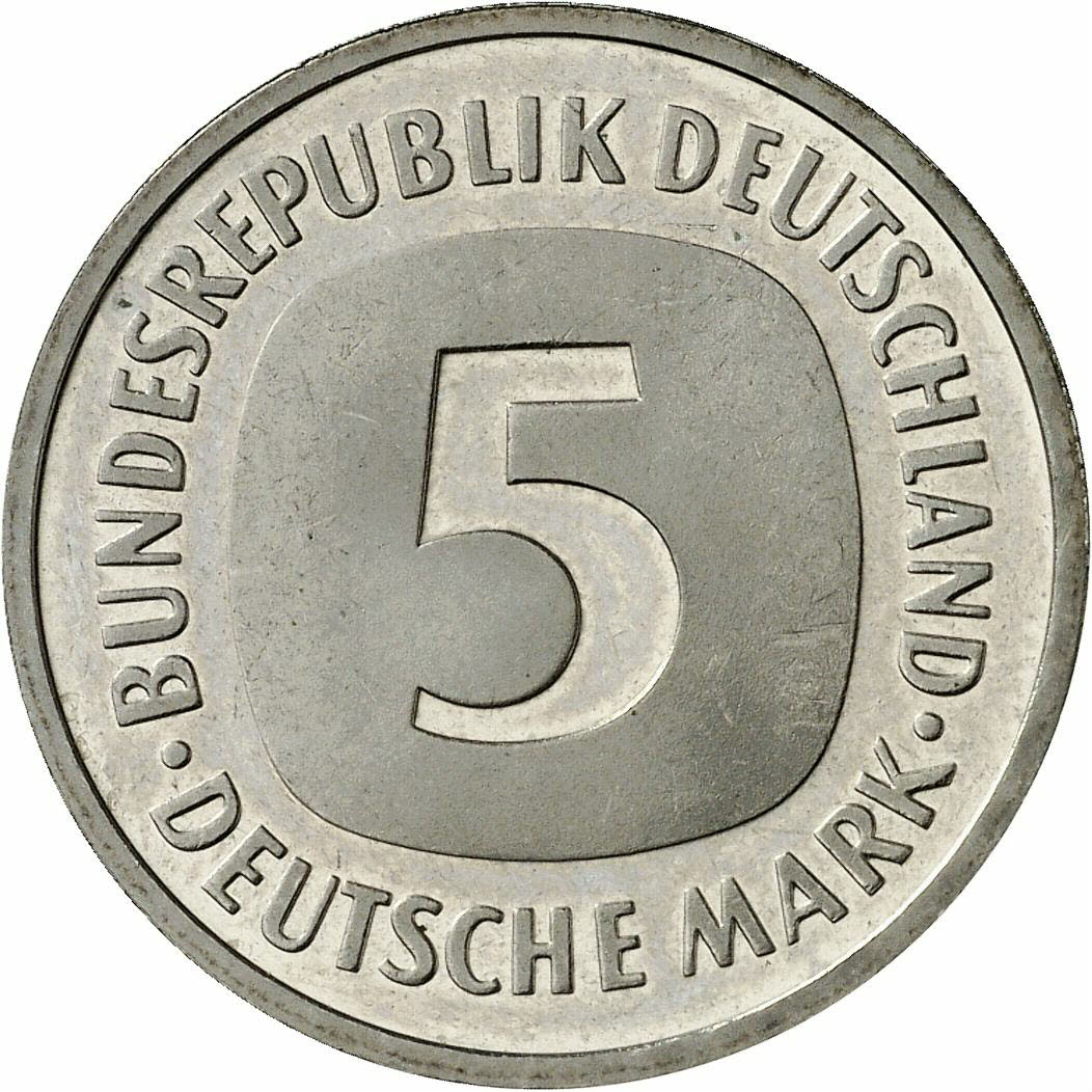 DE 5 Deutsche Mark 1998 J