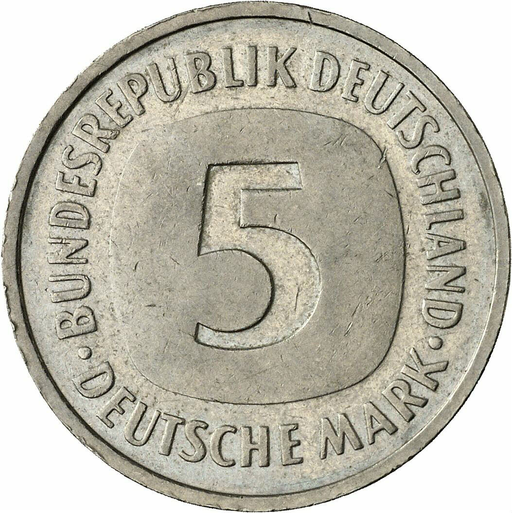 DE 5 Deutsche Mark 1993 F