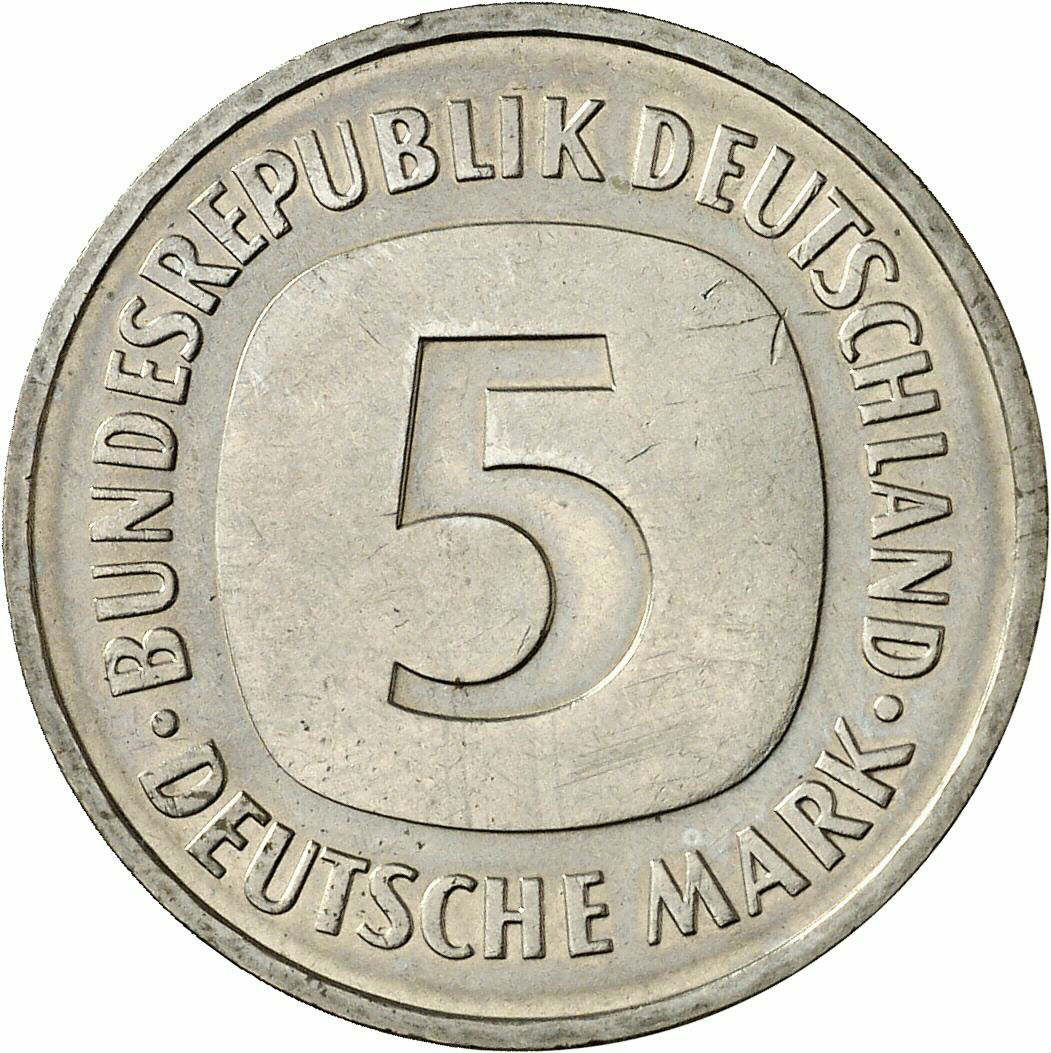 DE 5 Deutsche Mark 1982 D