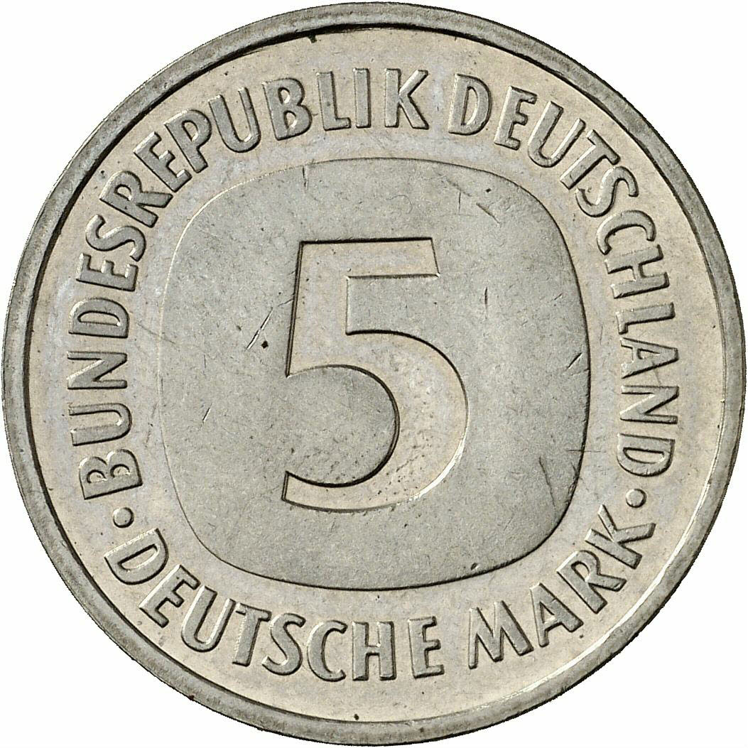DE 5 Deutsche Mark 1983 F