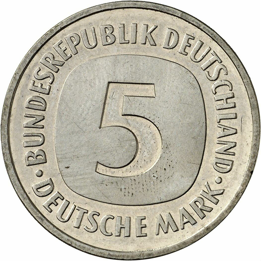 DE 5 Deutsche Mark 1983 G