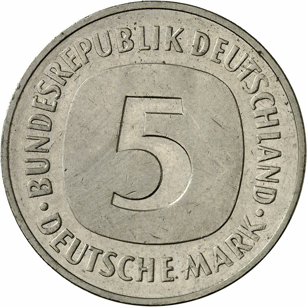 DE 5 Deutsche Mark 1983 J