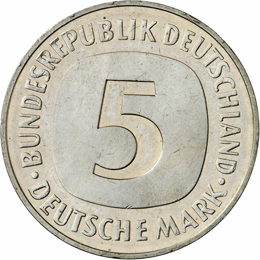 DE 5 Deutsche Mark 1984 J