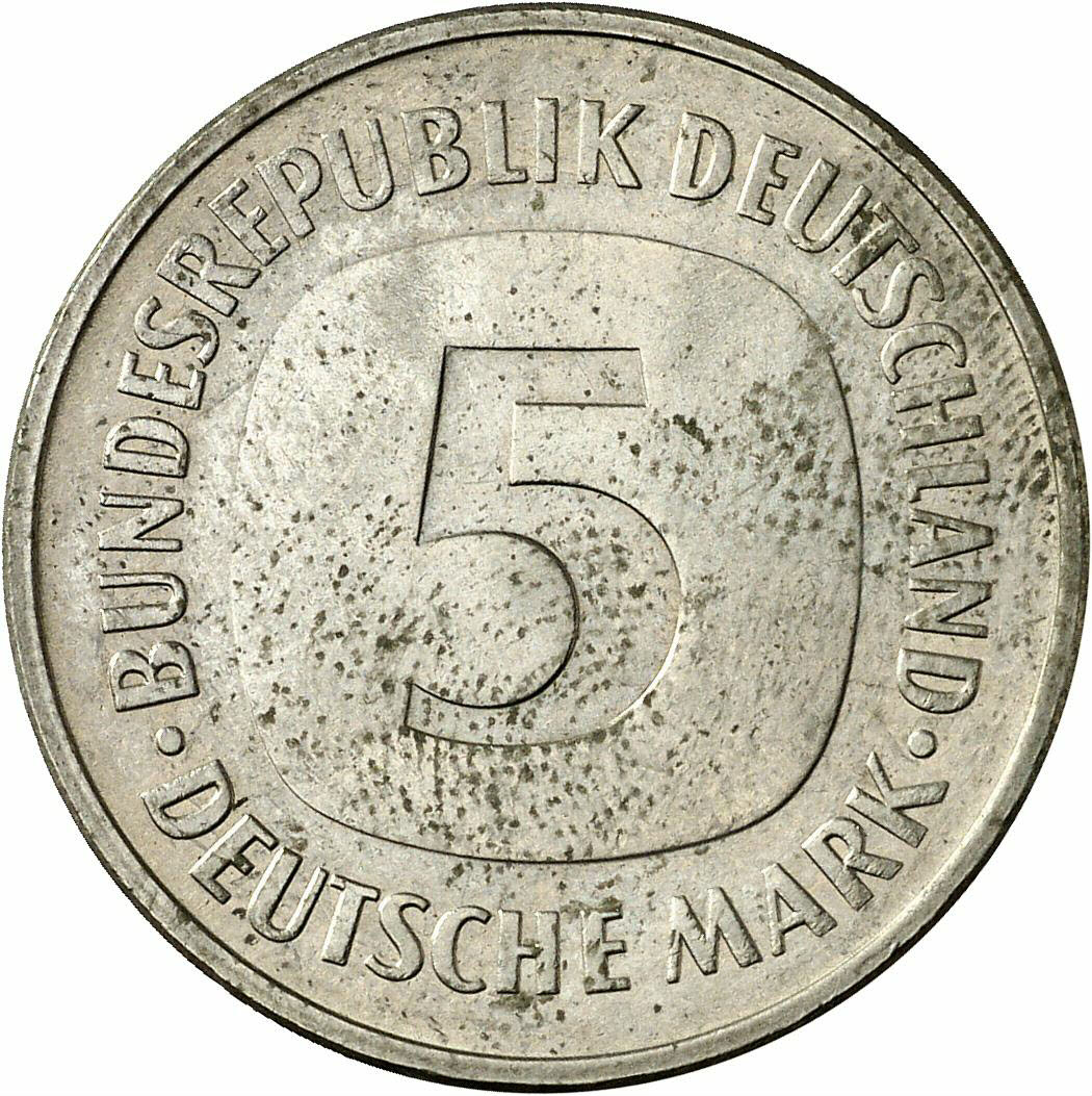 DE 5 Deutsche Mark 1975 G