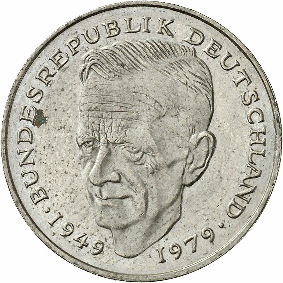 DE 2 Deutsche Mark 1989 F