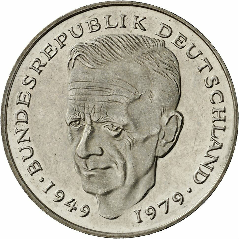 DE 2 Deutsche Mark 1993 F