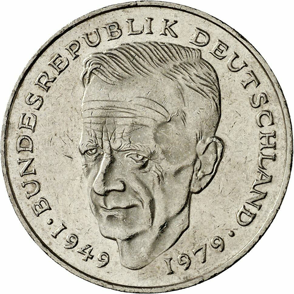 DE 2 Deutsche Mark 1993 J