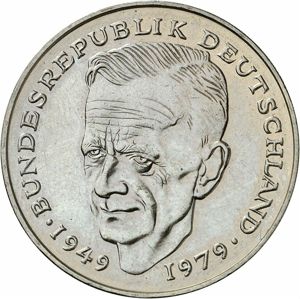 DE 2 Deutsche Mark 1985 D