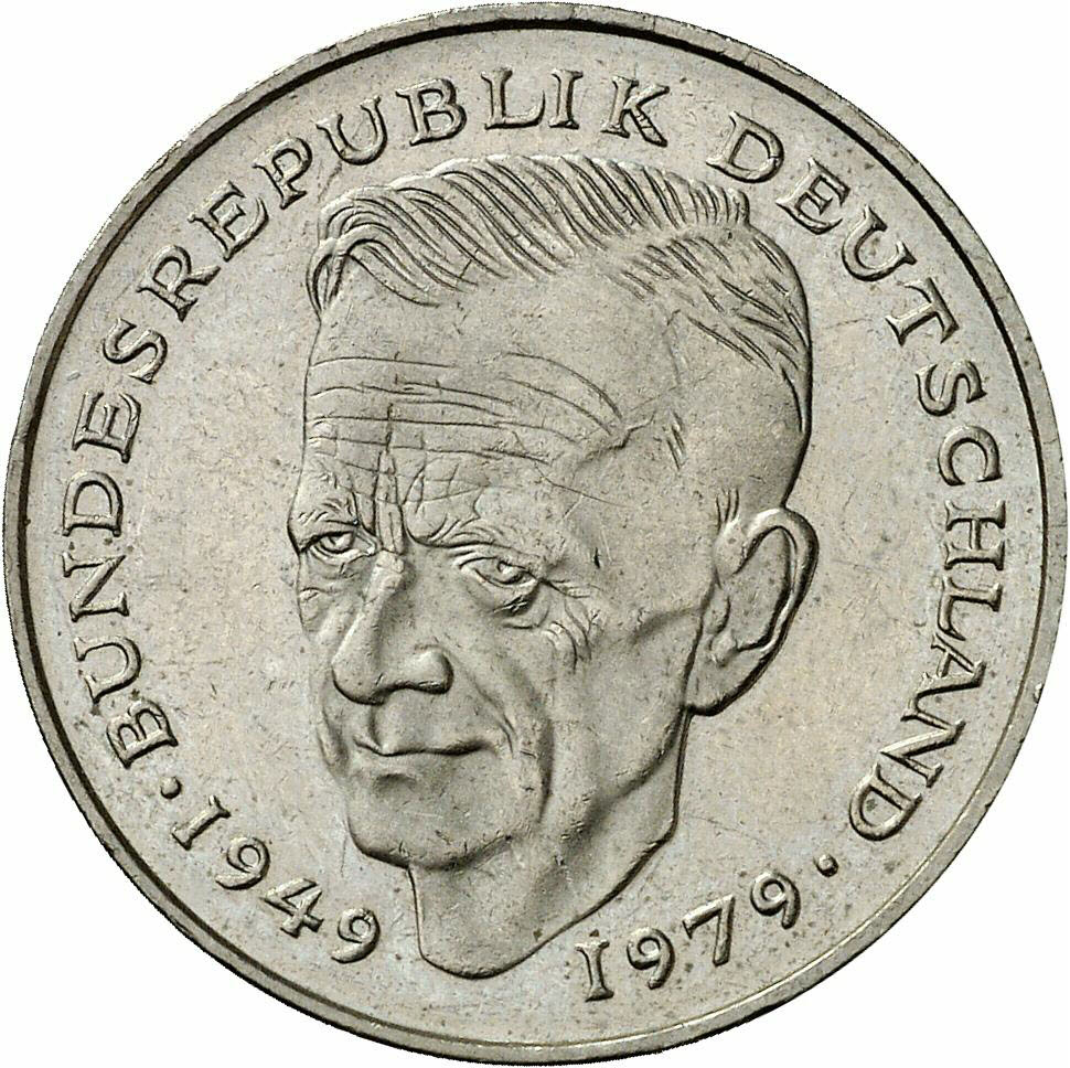 DE 2 Deutsche Mark 1985 F